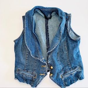 Ana Petite Small Jean Vest